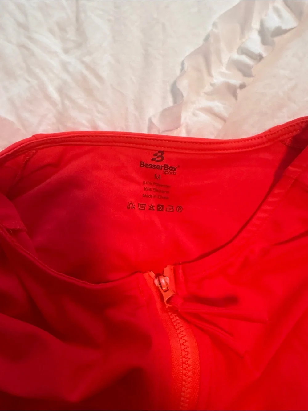 BesserBay Front-Zip Rash Guard Swim Shirt